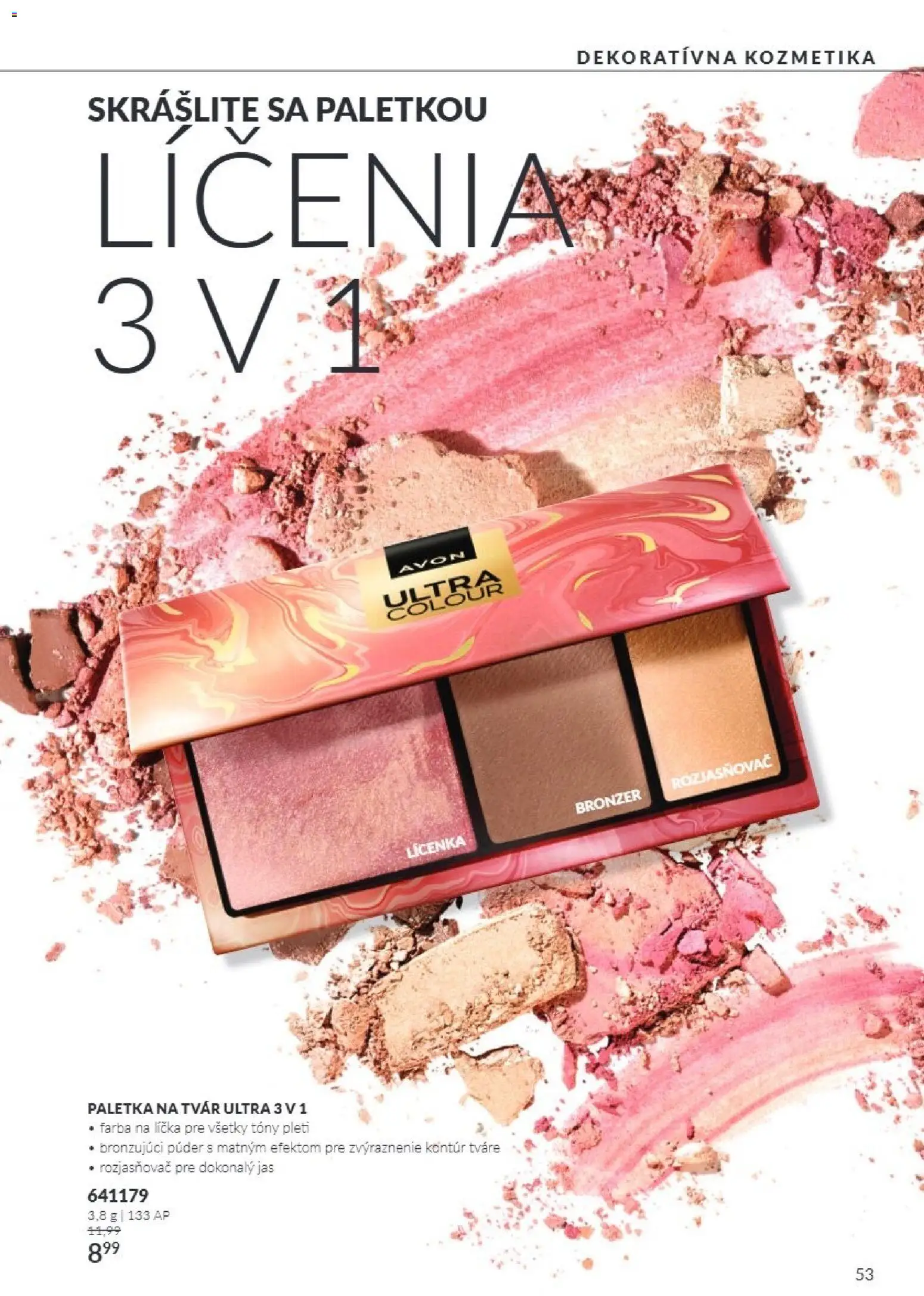 Náhľad Avon letáku platného od 01.10.2026 - Bronzer, Rozjasňovač, Púder, Lícenka