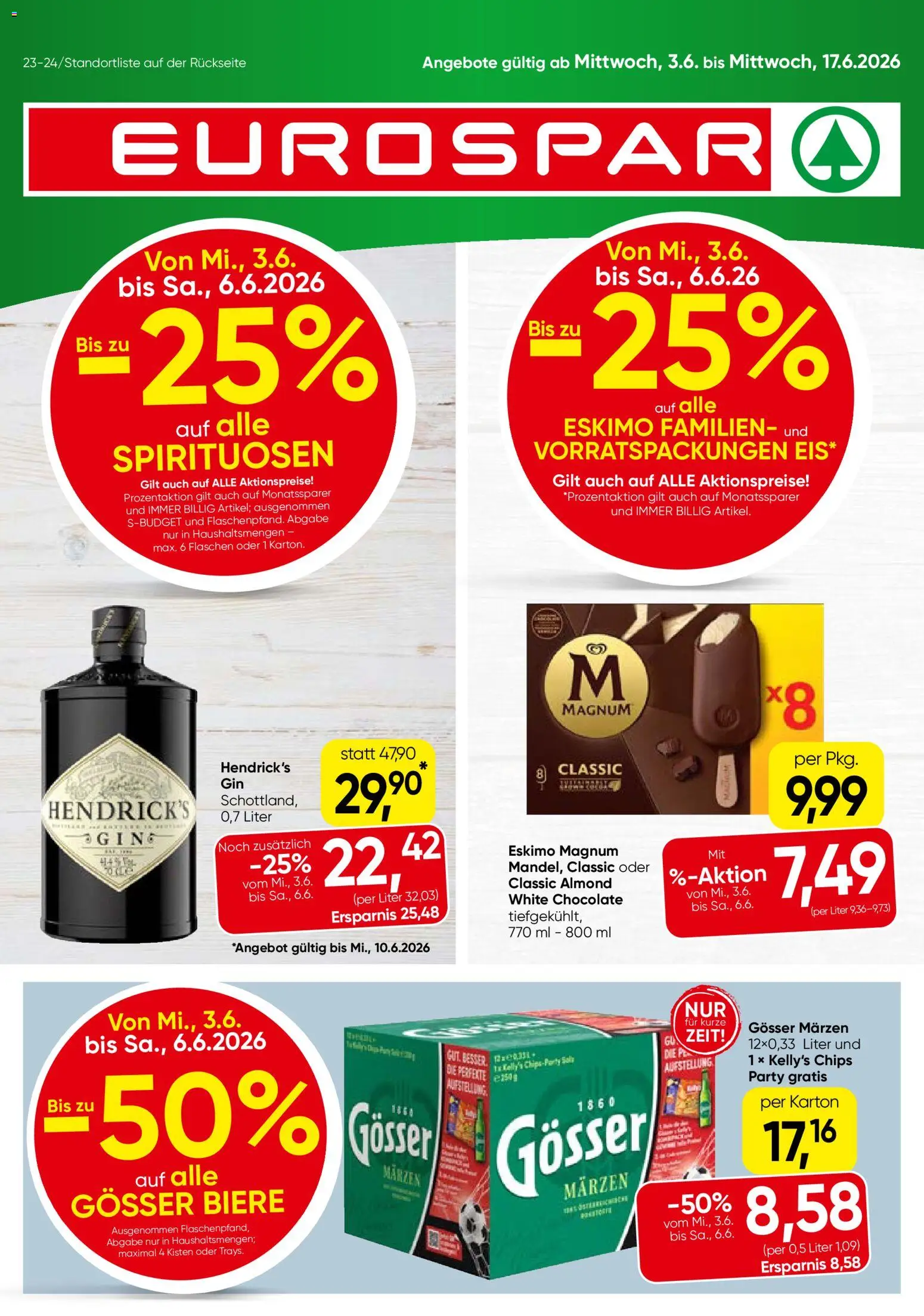 Vorschau der Angebote: Eurospar Eurospar Flugblatt gültig ab 03.06.2026