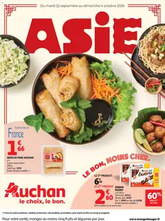 Voorbeeld van Auchan Saveurs d'Asie hypers van winkel Auchan geldig vanaf 22/09/2026