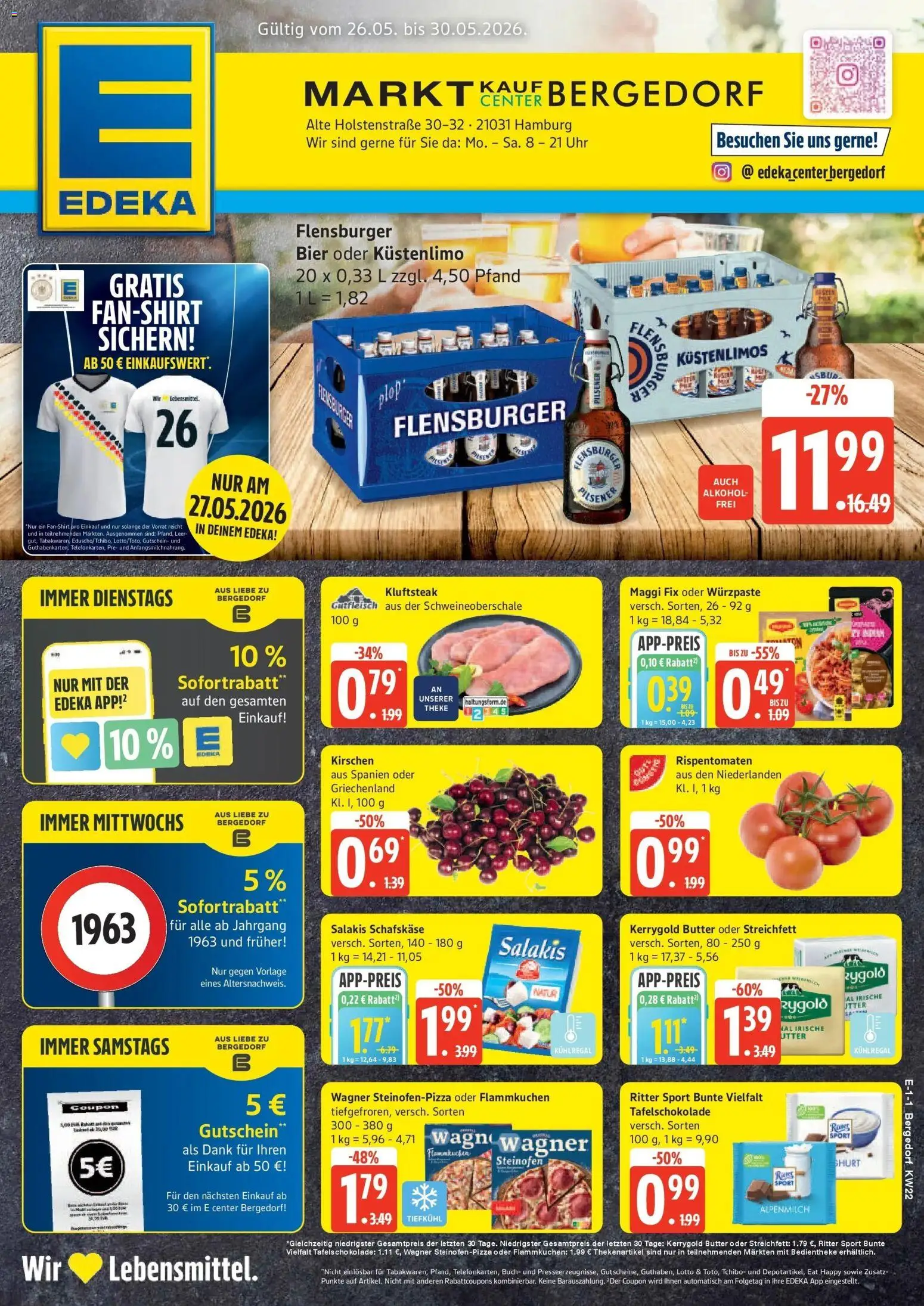 Vorschau von dem Prospekt des Geschäftes Edeka, gültig ab dem 26.05.2026