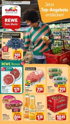 Vorschau von dem Prospekt des Geschäftes Rewe, gültig ab dem 05.10.2026