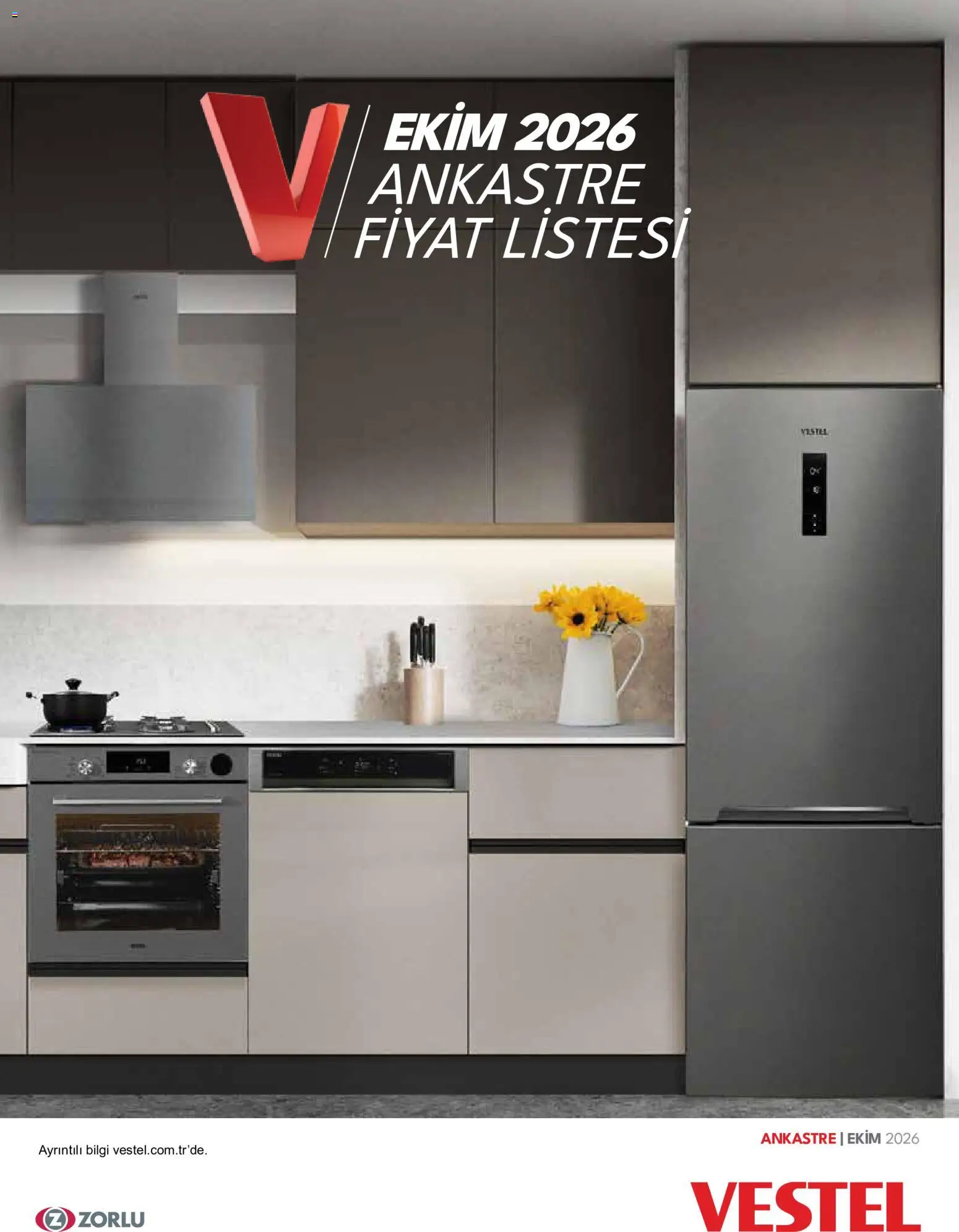 Vestel Vestel - Ankastre Ürünler 01.10.2026 - Broşürünün önizlemesi