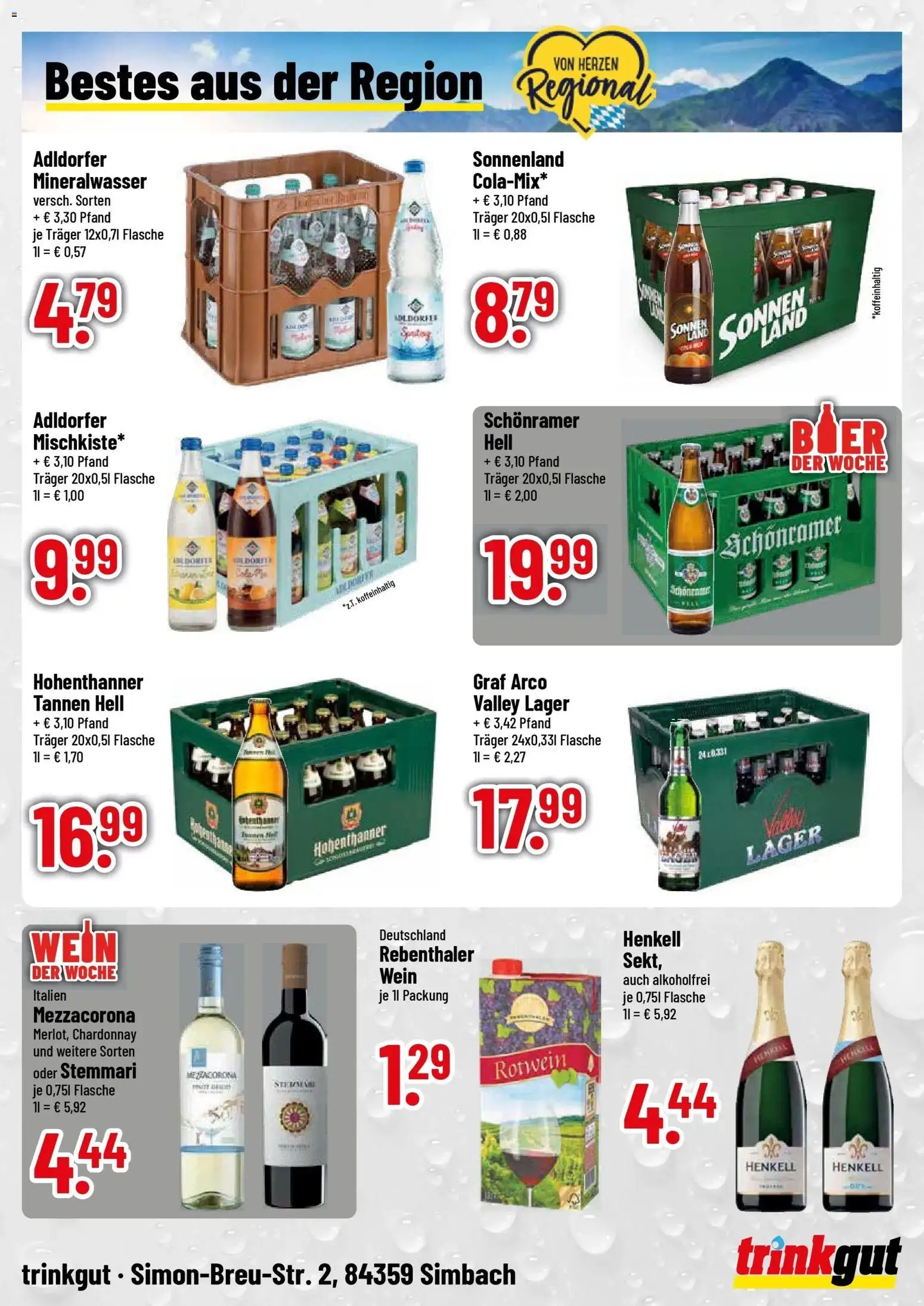 Vorschau von dem Prospekt des Geschäftes Trinkgut, gültig ab dem 19.10.2026