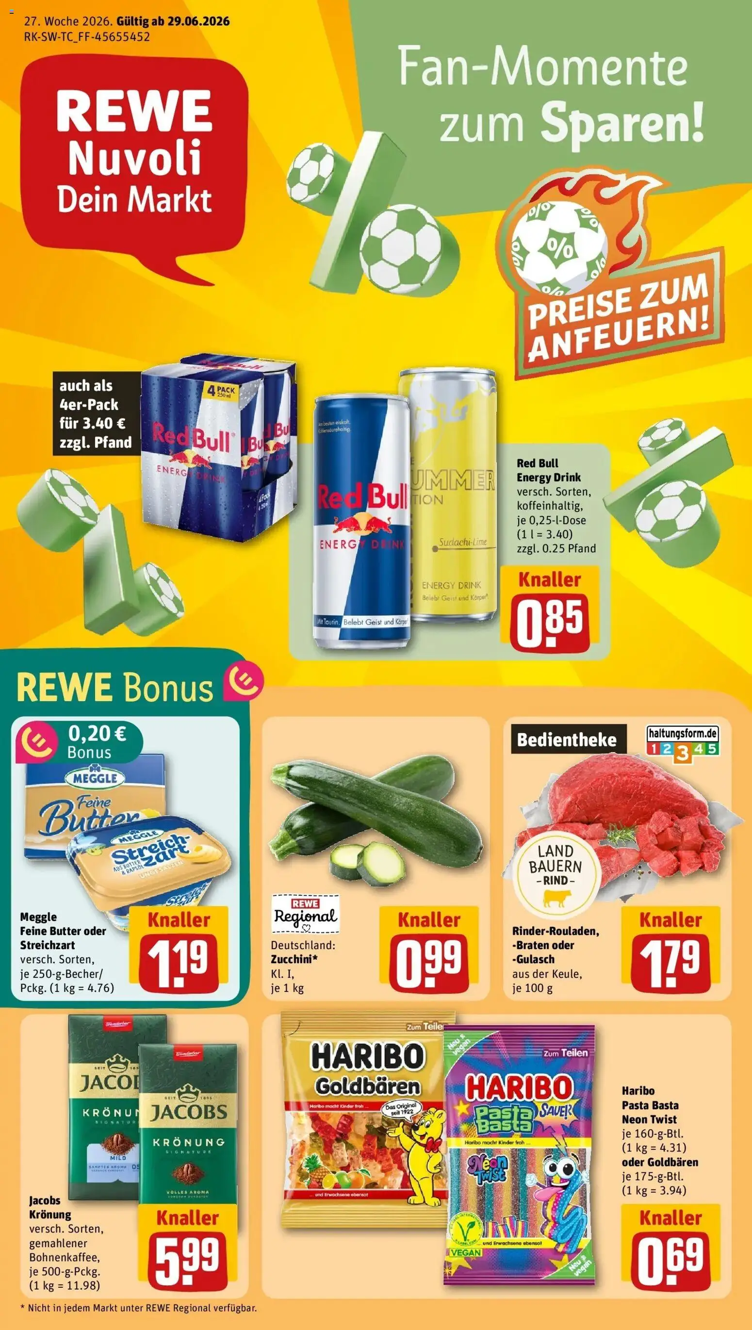 Vorschau von dem Prospekt des Geschäftes Rewe, gültig ab dem 29.06.2026
