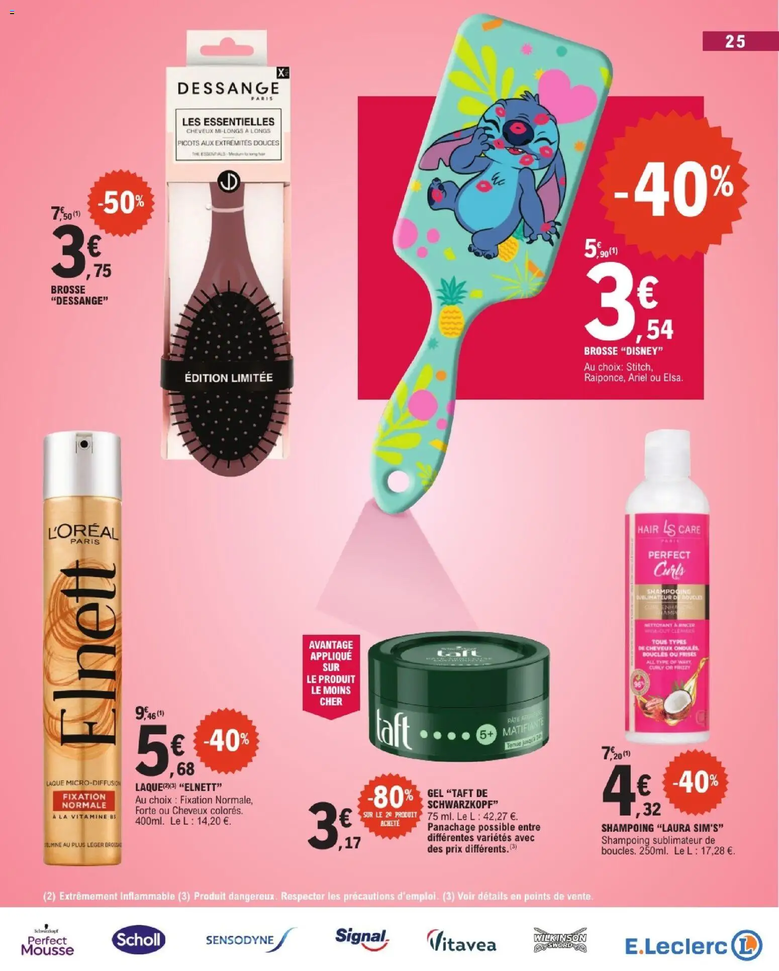 Prévisualisation de E.Leclerc Beaute automne du magasin E.Leclerc formulaire valide 01/09/2026 - Shampoing, Ariel, Mousse, Shampooing, Scholl, Schwarzkopf, Brosse, Laque
