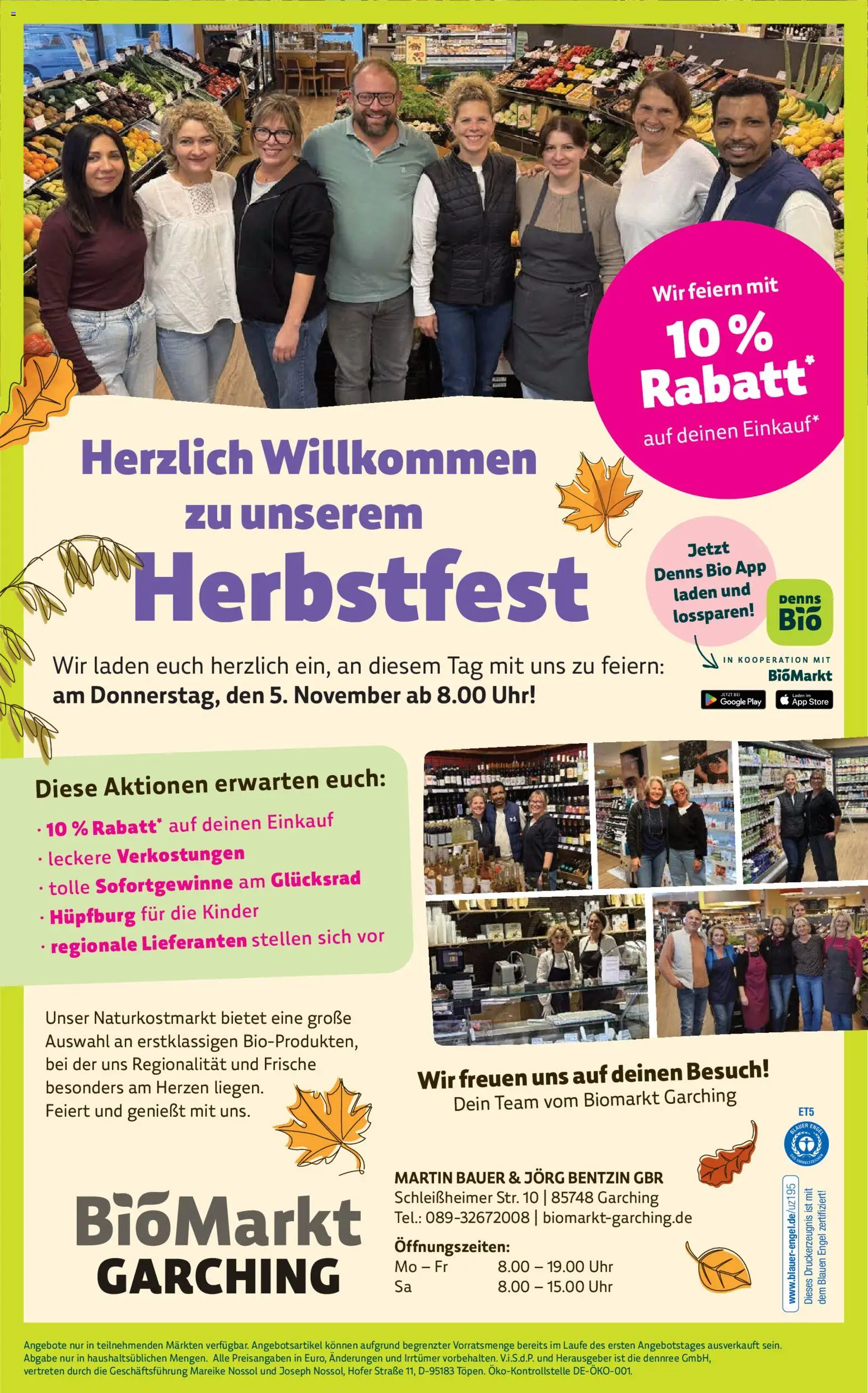 Vorschau von dem Prospekt des Geschäftes BioMarkt, gültig ab dem 04.11.2026 - Uhr