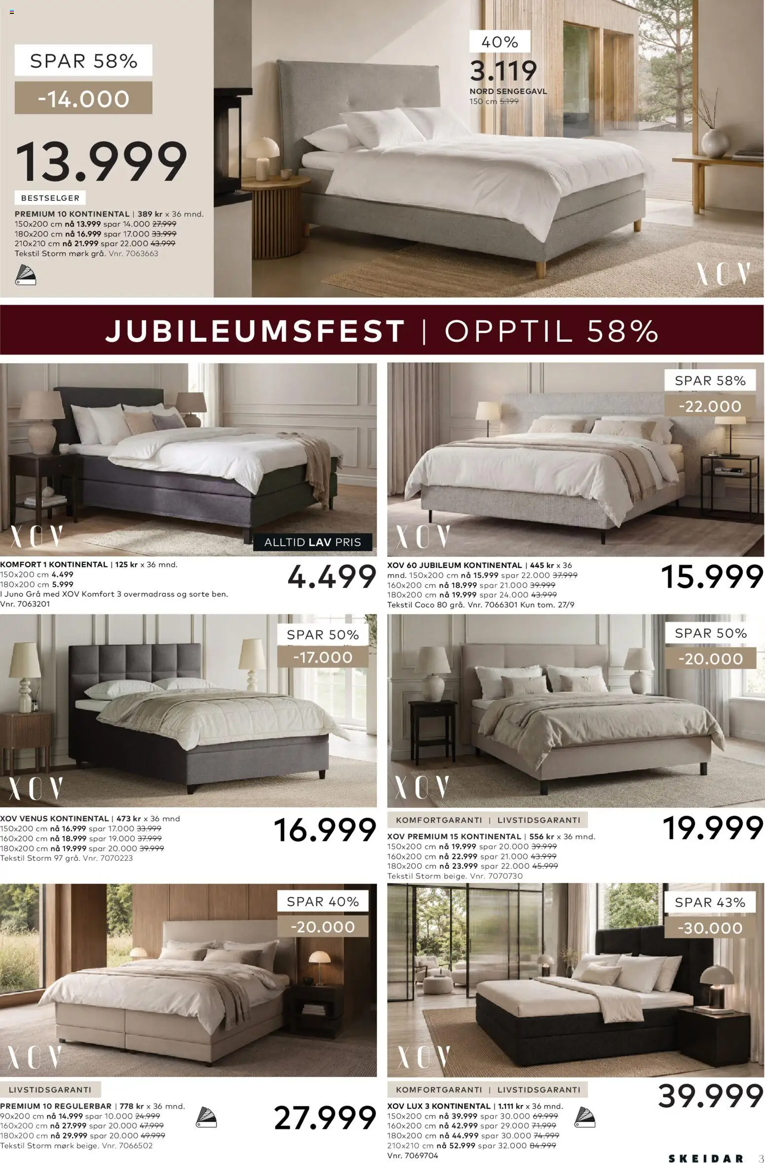Forhåndsvis Skeidar kundeavis Jubileumsfest fra butikk Skeidar gyldig fra 07/09/2026