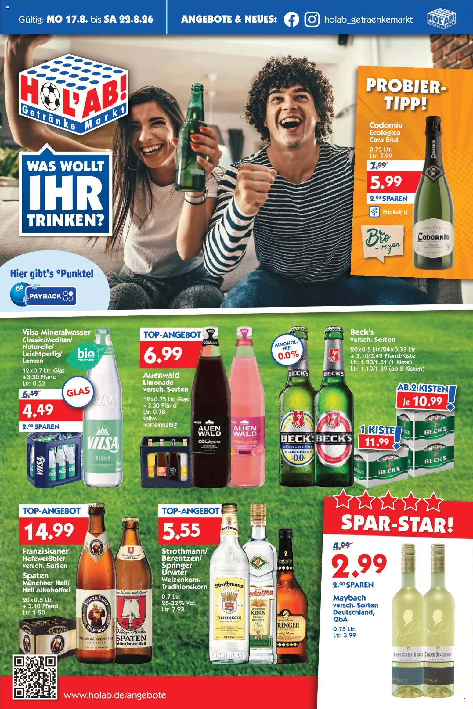 Vorschau von dem Prospekt des Geschäftes HOL’AB!, gültig ab dem 17.08.2026