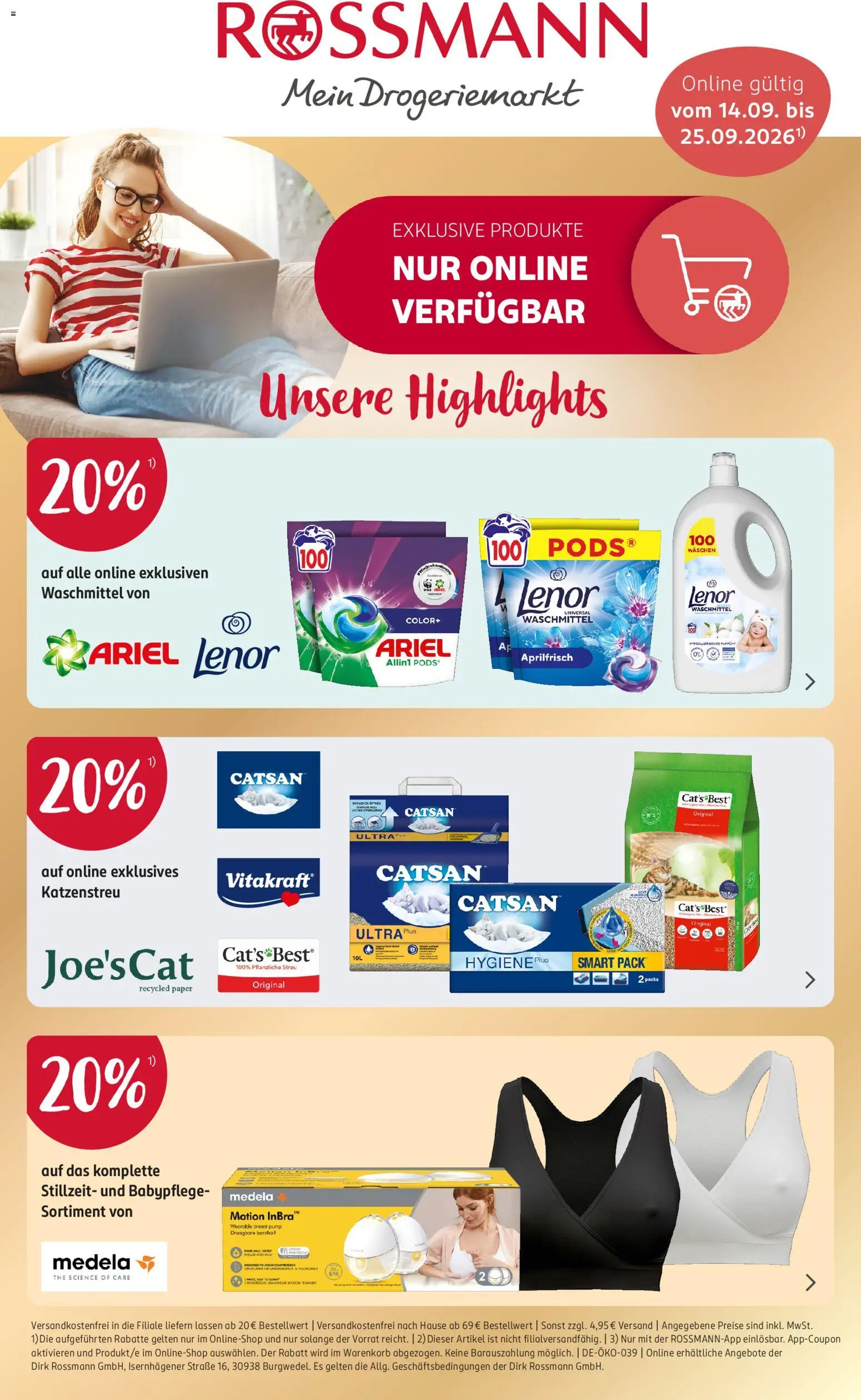 Vorschau von dem Prospekt des Geschäftes Rossmann, gültig ab dem 14.09.2026