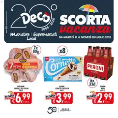 Anteprima dell'opuscolo Decò volantino Maxistore, Supermercati, Local Sicilia dal negozio Decò valido da 21/07/2026