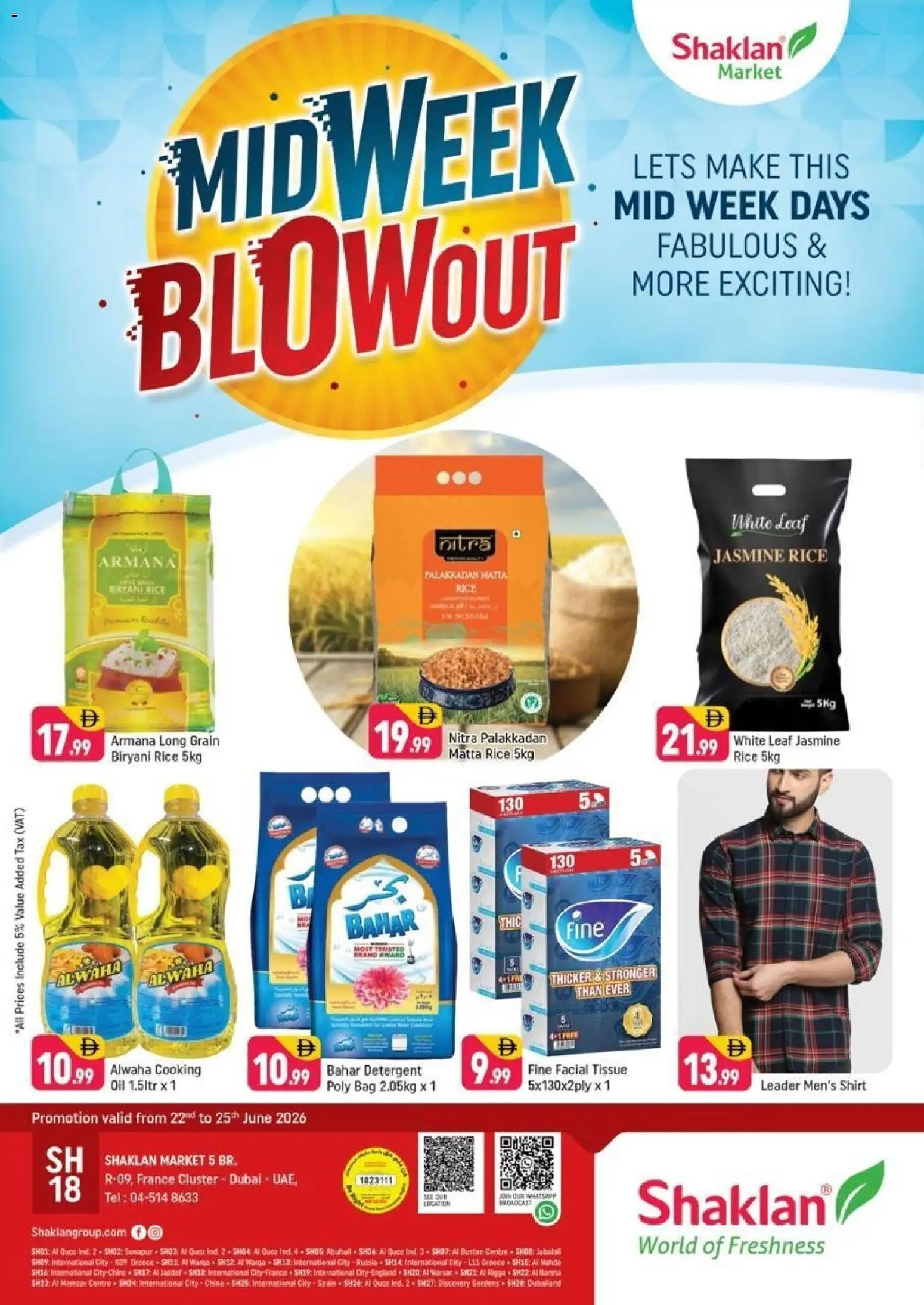 Preview of the catalogue Shaklan Midweek Blowout - R09, International City, France Cluster of store Shaklan valid from 22 Jun, 2026