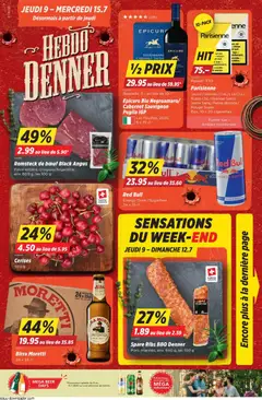 Vorschau des Merkblatts Denner aktionen FR vom Shop Denner gültig von 09.07.2026 bis 15.07.2026