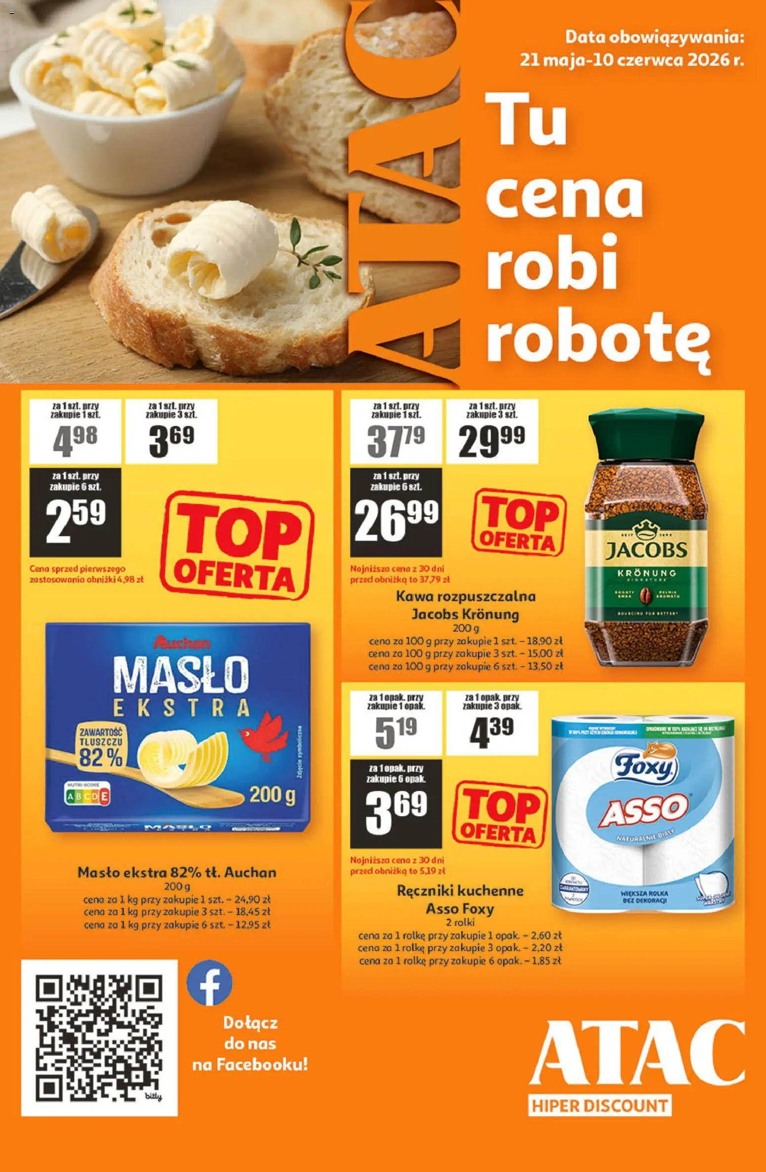 Pogląd gazetki "Auchan gazetka - ATAC Hiper Discount" ze sklepu Auchan ważnej od 21.05.2026