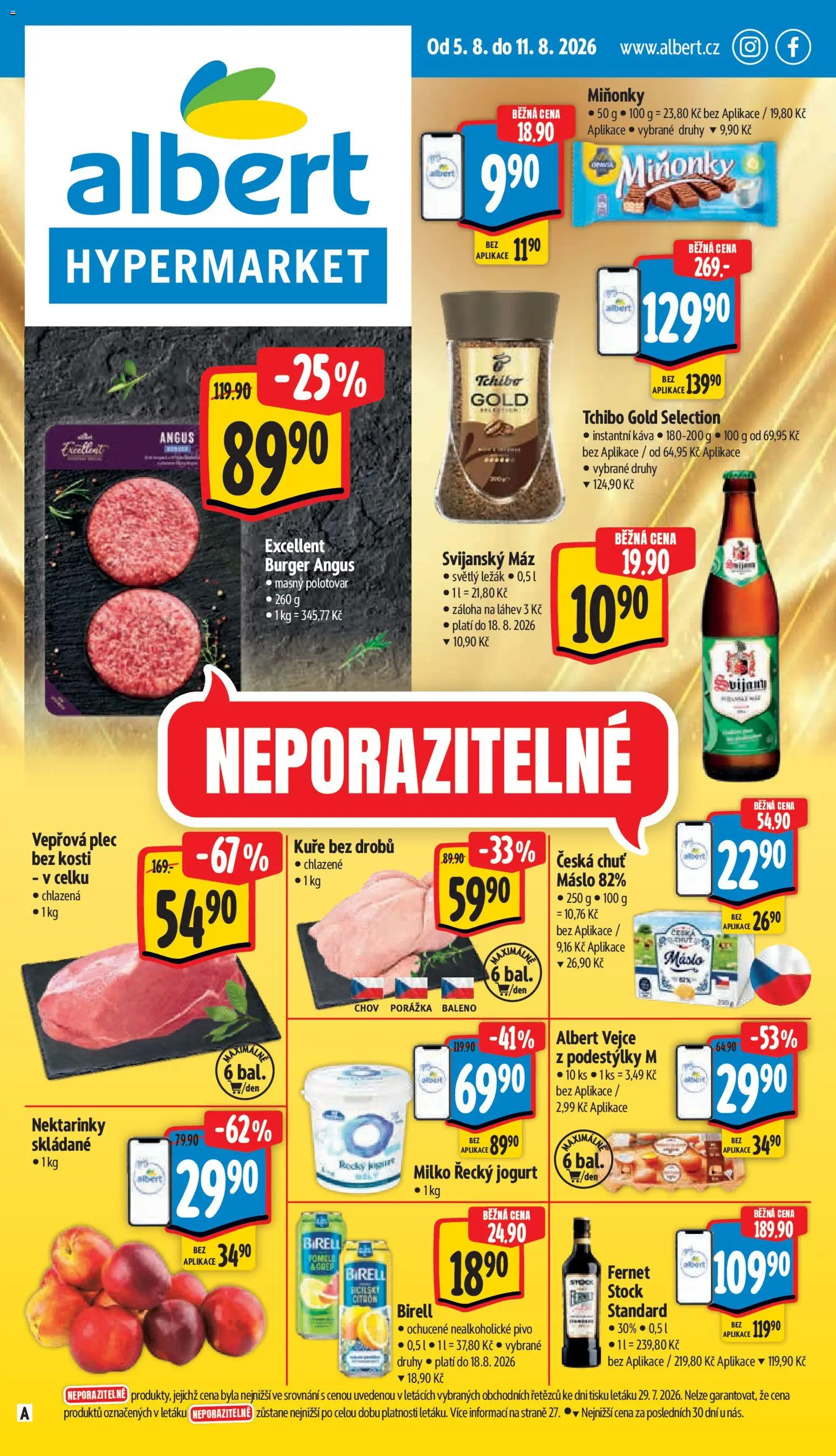Náhled nabídky: Albert Albert leták - Hypermarket platný od 05.08.2026