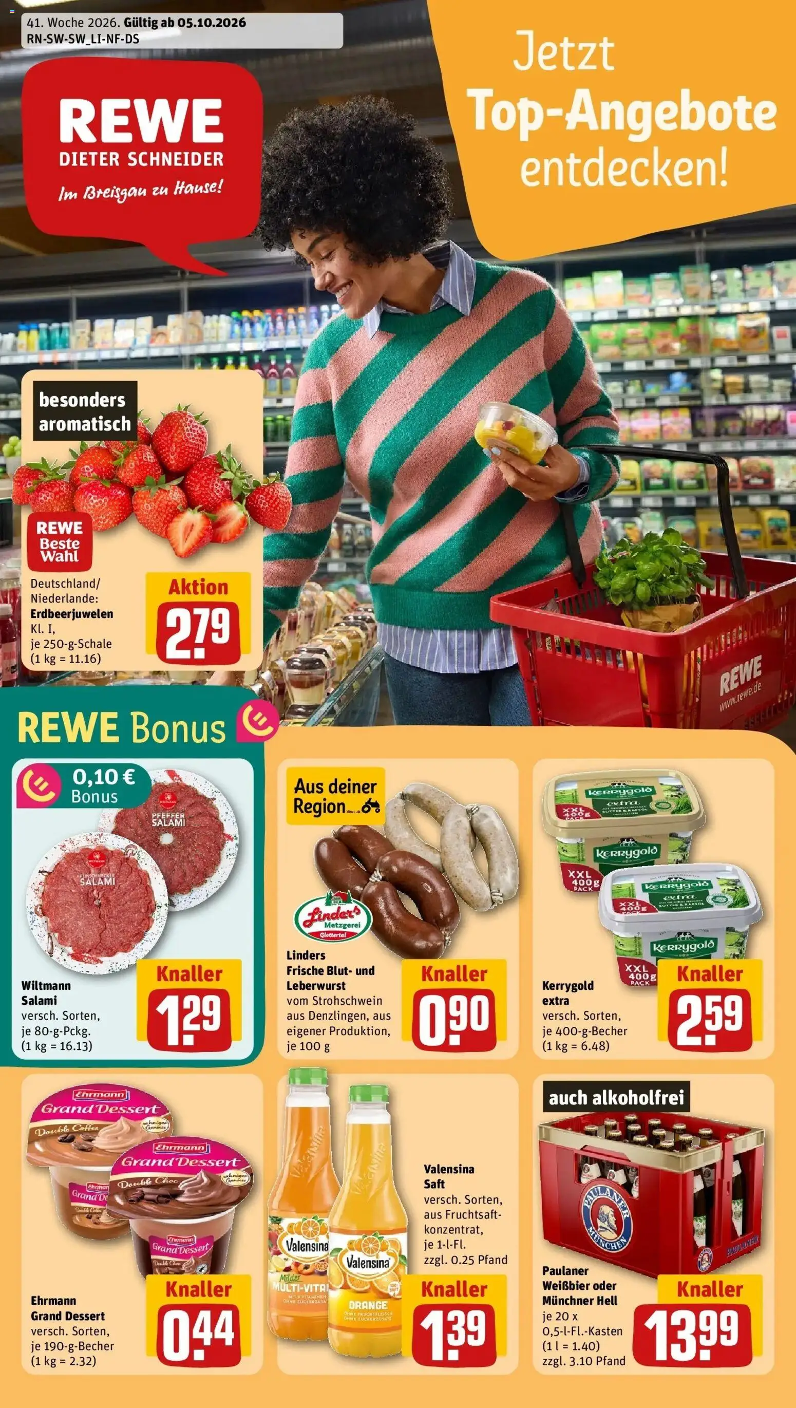 Vorschau von dem Prospekt des Geschäftes Rewe, gültig ab dem 05.10.2026