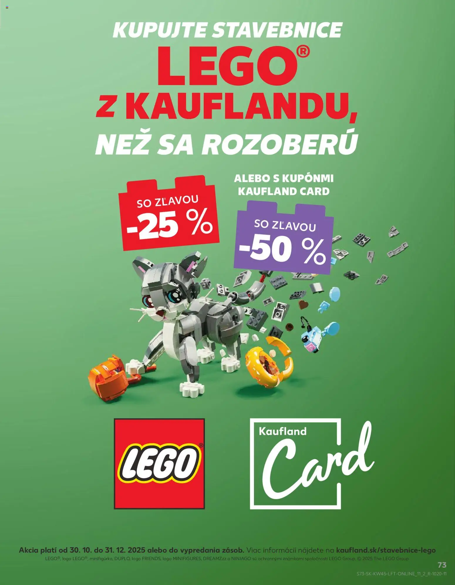 Náhľad Kaufland letáku platného od 06.11.2025 - LEGO, LEGO stavebnice