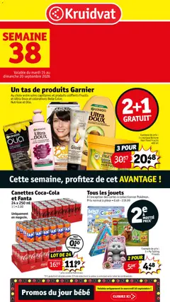 Prévisualisation de Kruidvat folder semaine 38 du magasin Kruidvat formulaire valide 14/09/2026