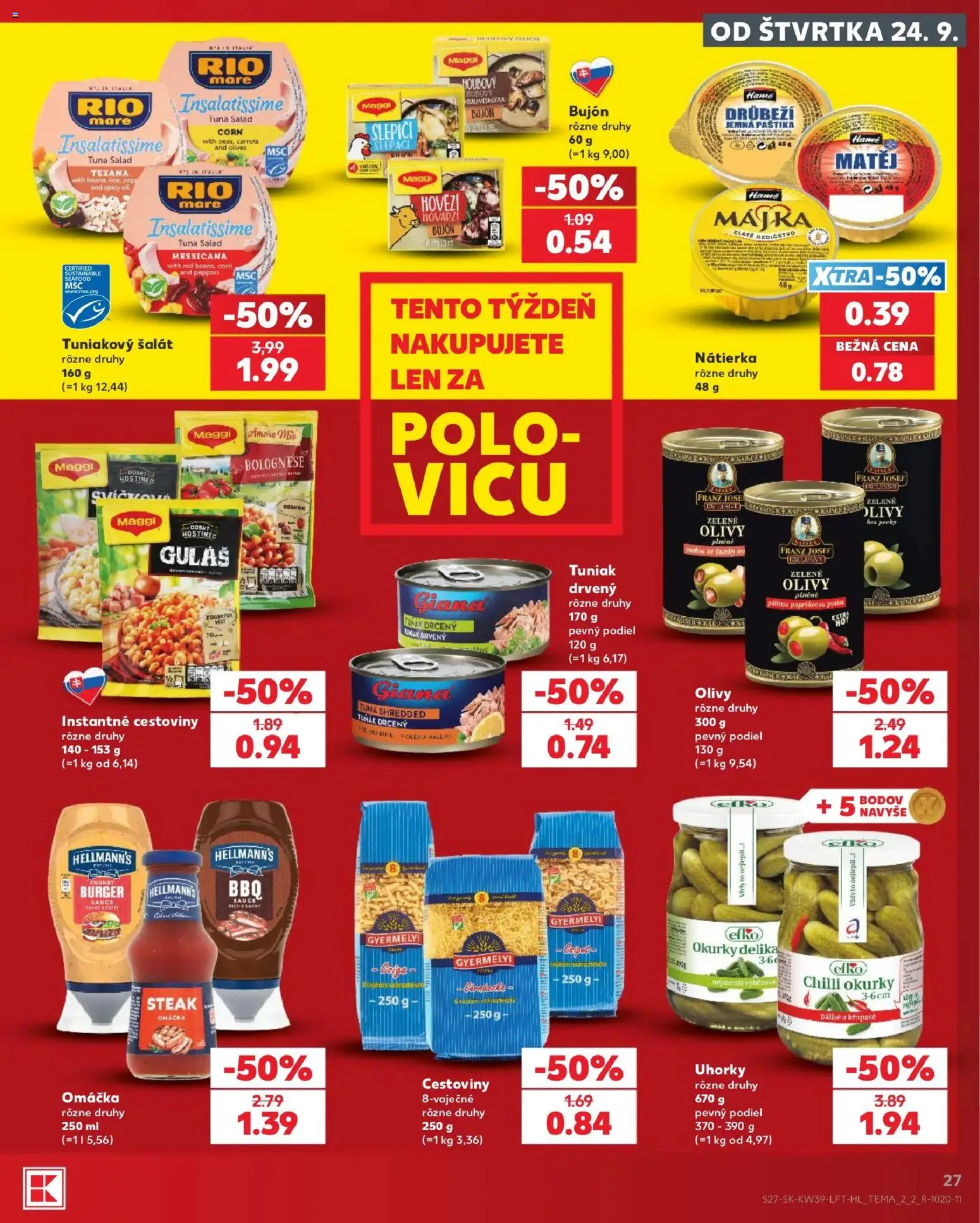 Náhľad Kaufland letáku platného od 24.09.2026