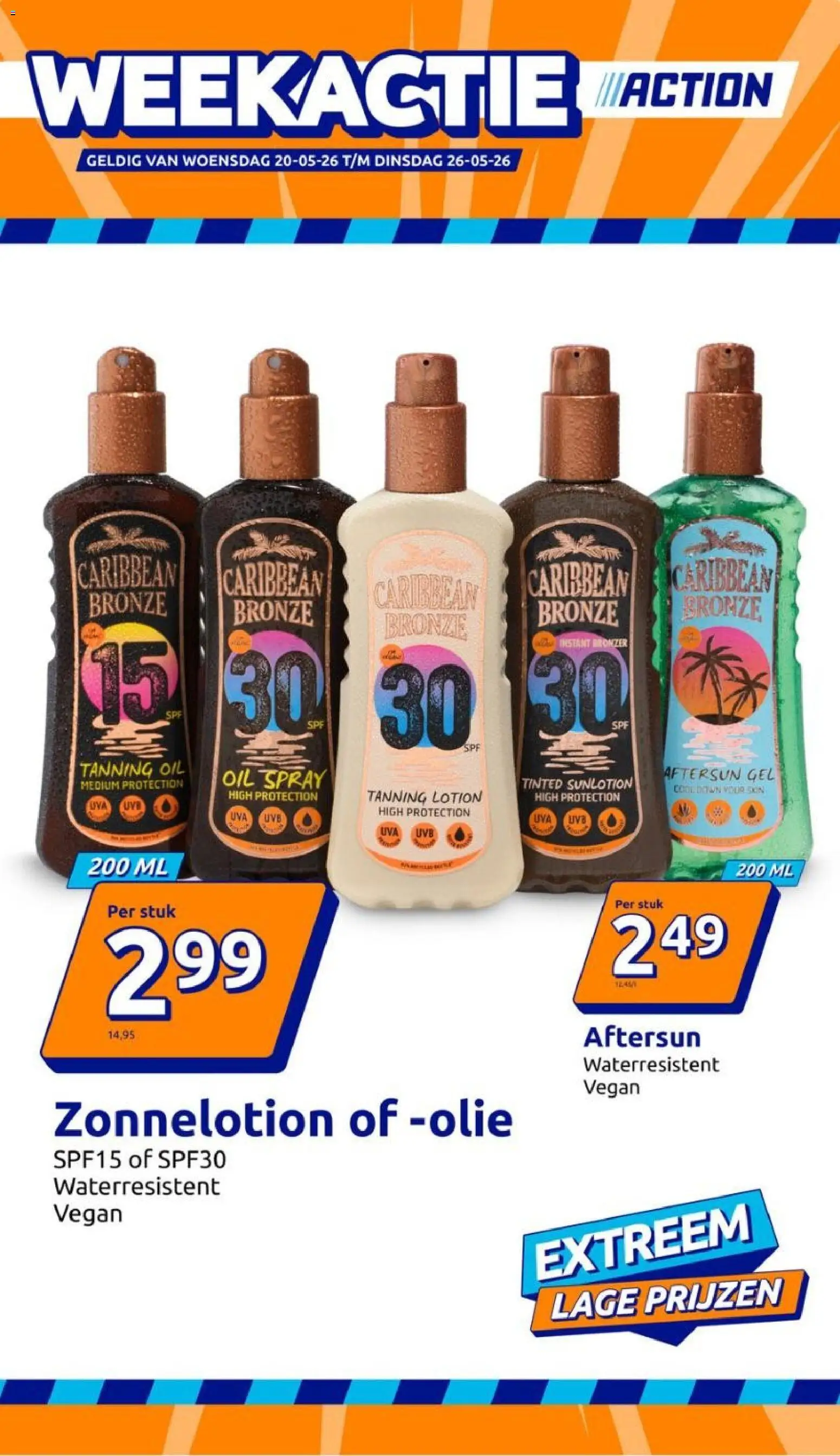 Voorbeeld van Action Folder week 21 van winkel Action geldig vanaf 20/05/2026 - Gel, Bronzer, Olie