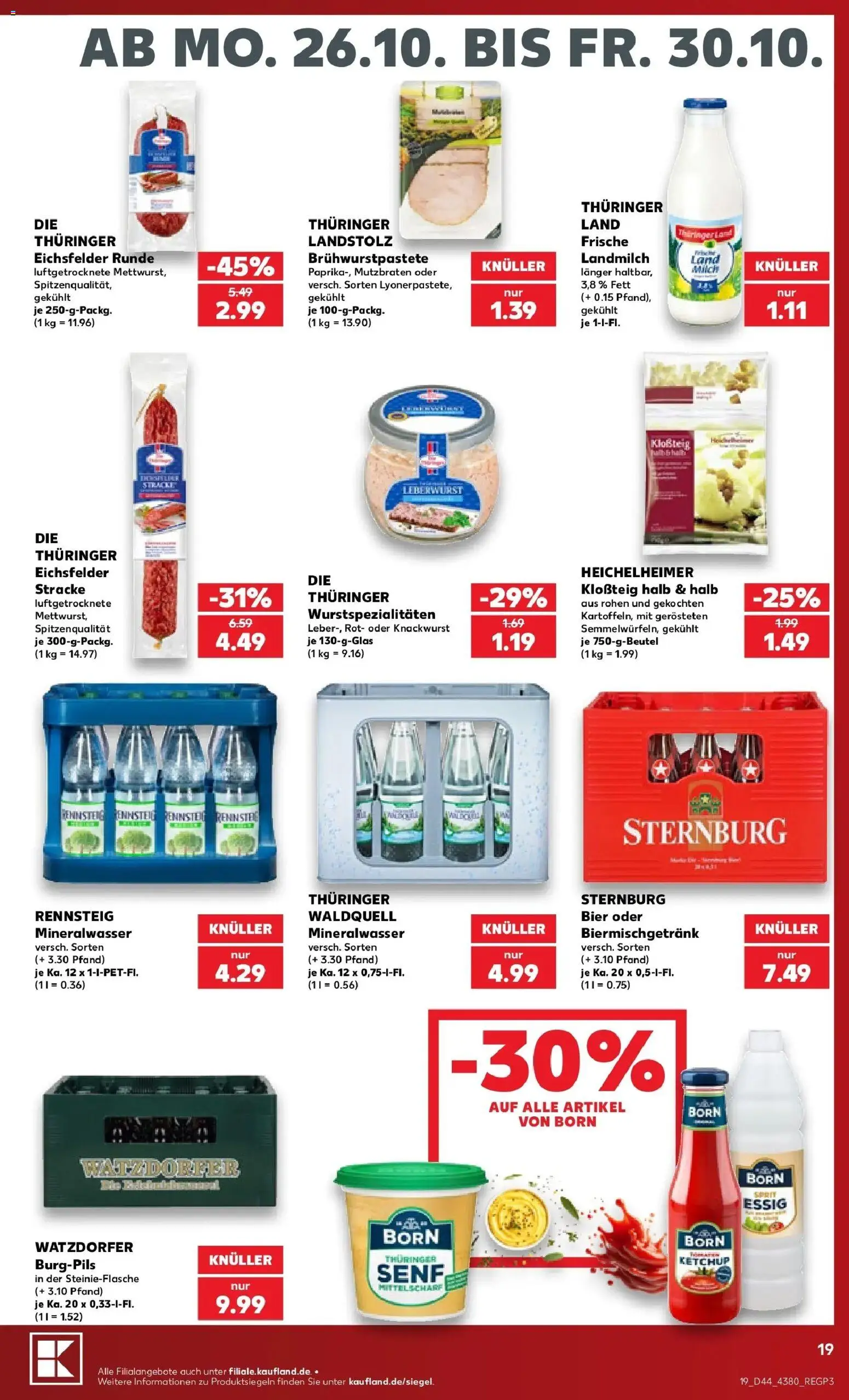 Vorschau von dem Prospekt des Geschäftes Kaufland, gültig ab dem 26.10.2026