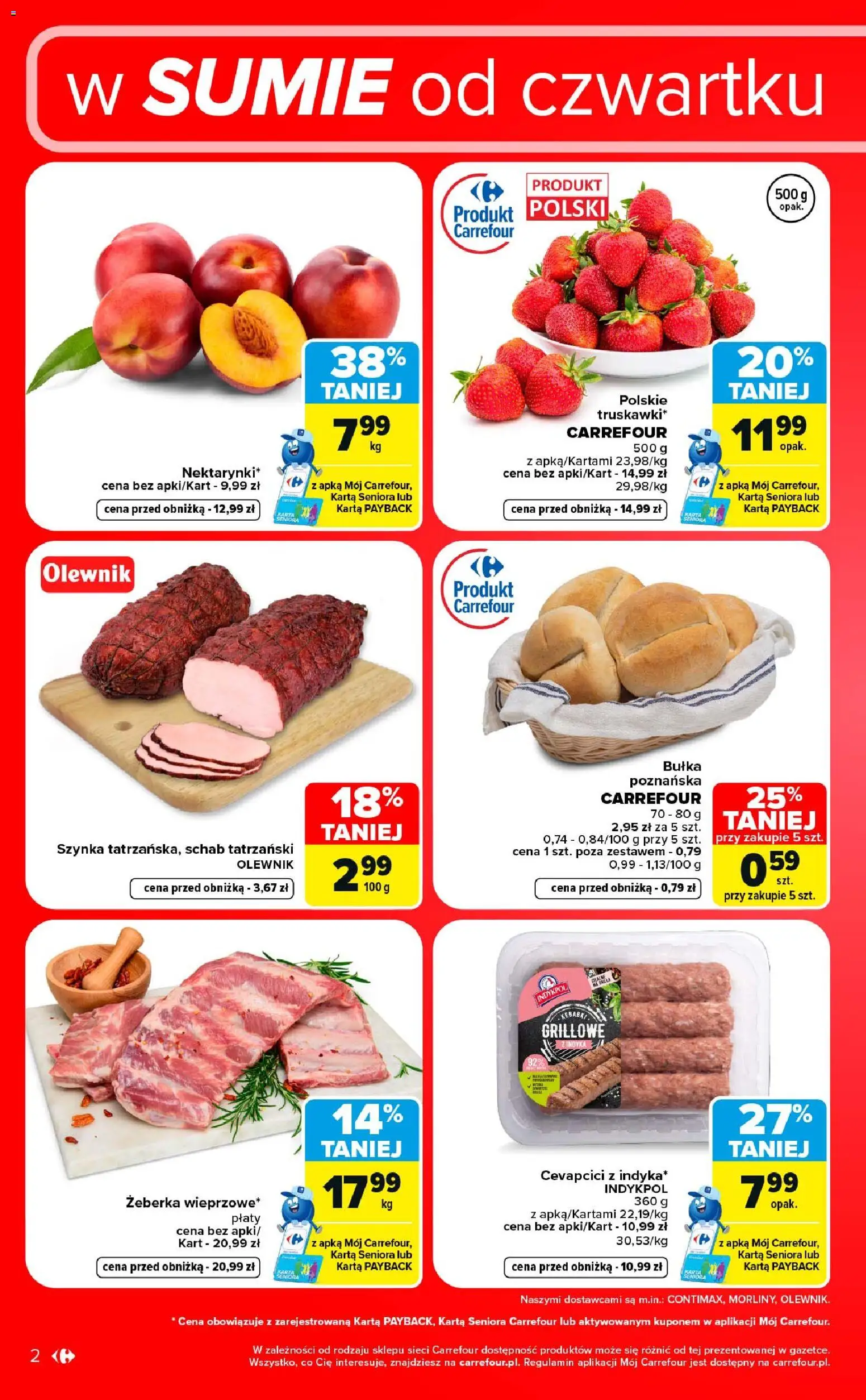 Pogląd gazetki "Carrefour gazetka - Weekend okazji" ze sklepu Carrefour ważnej od 24.09.2026