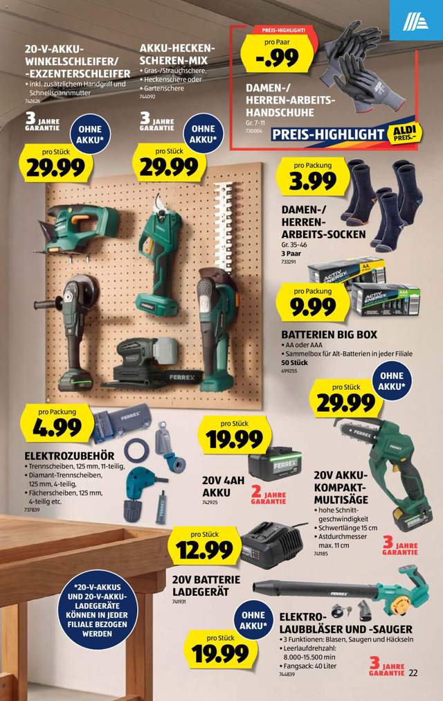 Neue Aldi Aktionen ab 17.09.