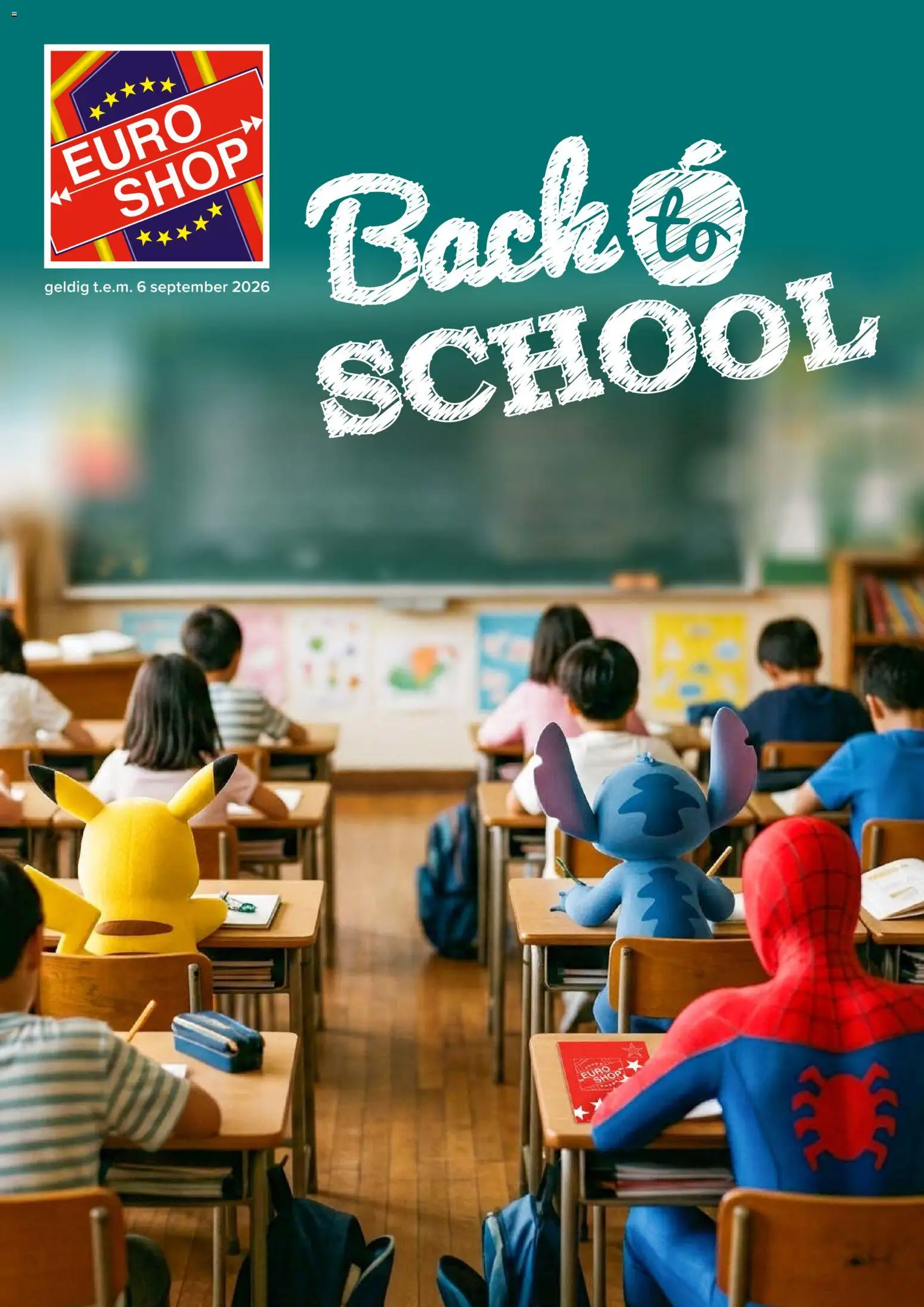 Voorbeeld van Euro Shop Schoolfolder van winkel Euro Shop geldig vanaf 20/07/2026