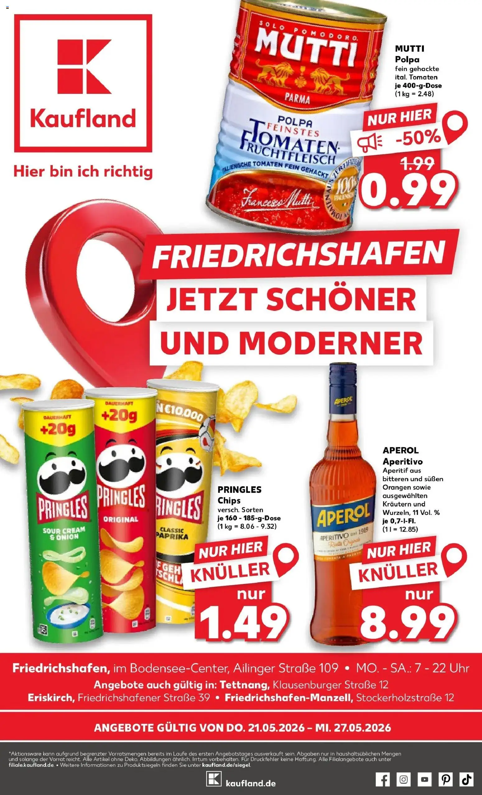 Vorschau von dem Prospekt des Geschäftes Kaufland, gültig ab dem 21.05.2026