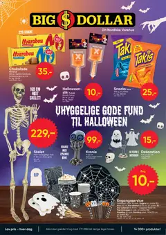 Eksempel på tilbudsavis Bigdollar - Tilbud - Halloween fra butik Bigdollar gyldig fra 22/09/2026