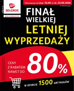 Pogląd gazetki "Selgros cash&carry gazetka - Totalna Wyprzedaż" ze sklepu Selgros cash&carry ważnej od 10.09.2026