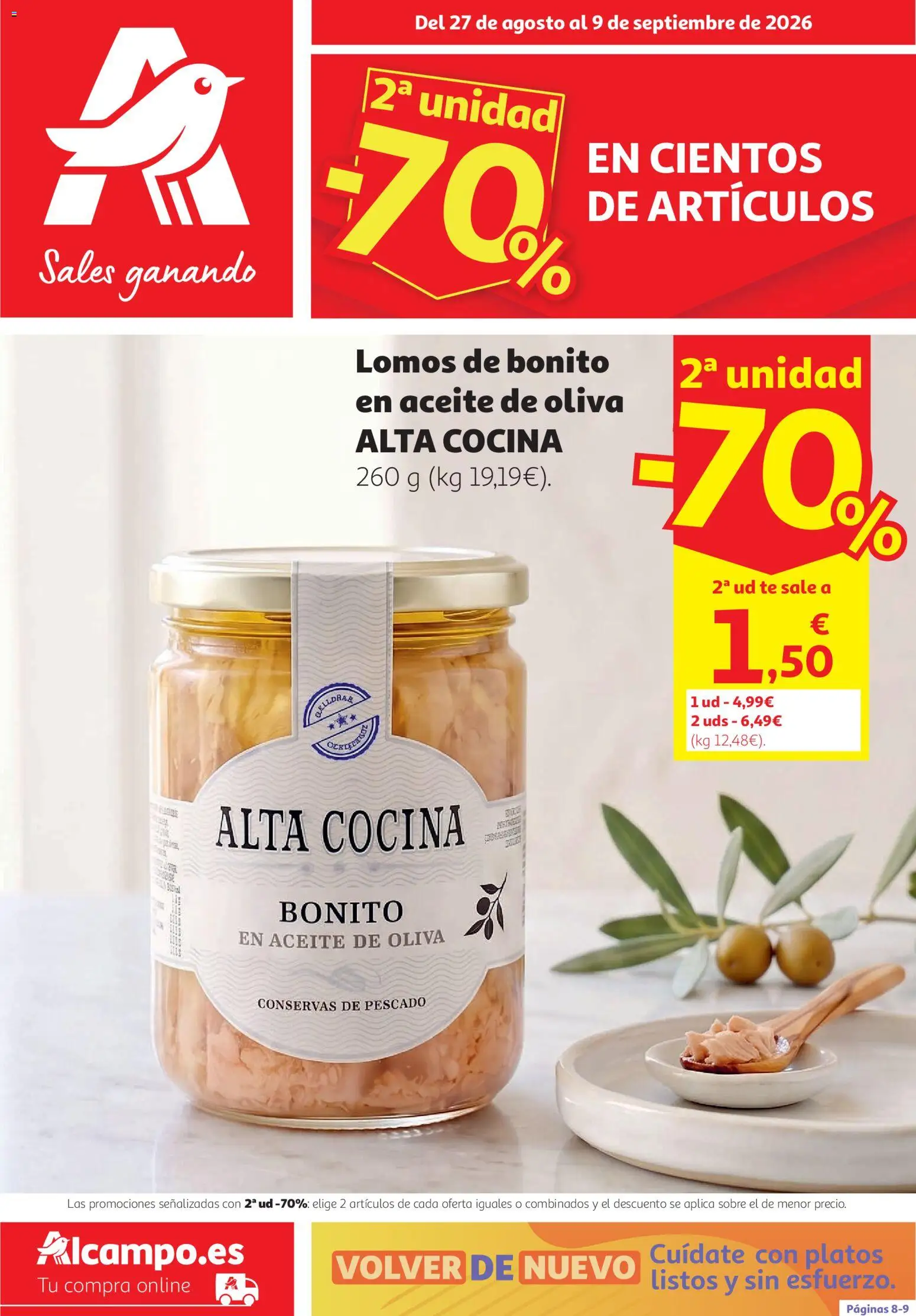 Vista previa del folleto de la tienda Alcampo válido desde el 27/08/2026 