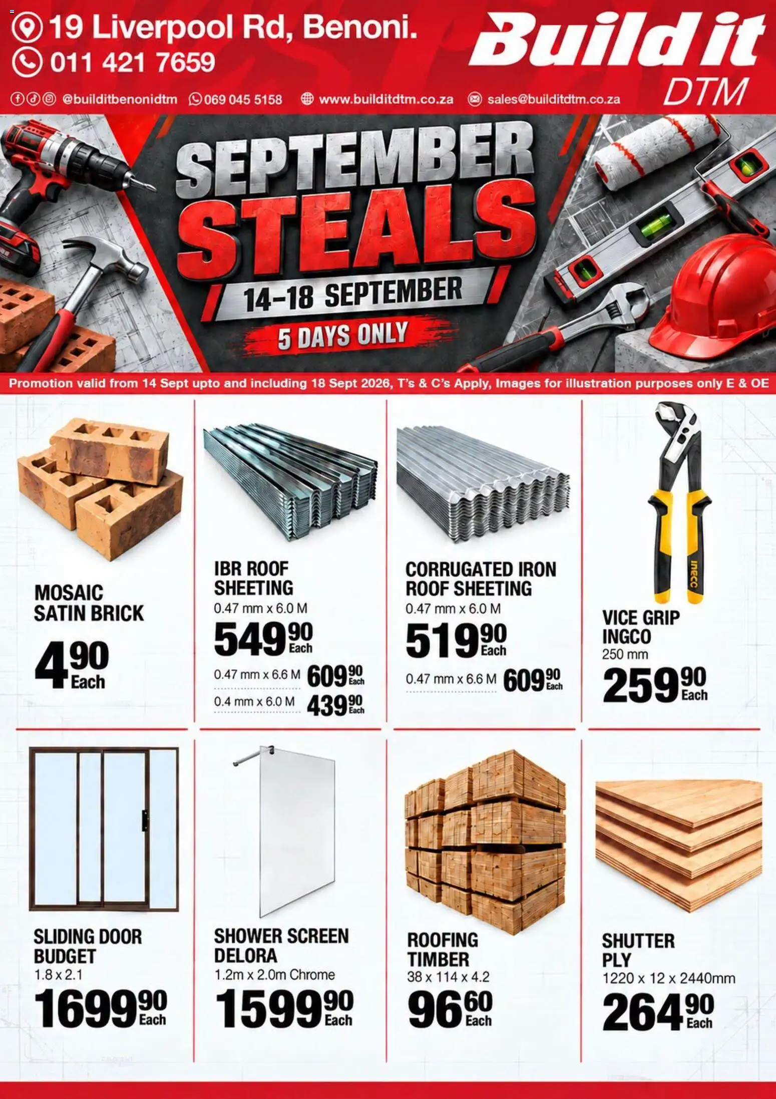 Preview of Build It flyer valid from 14/09/2026
