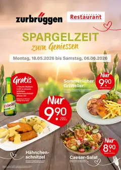 Vorschau von dem Prospekt des Geschäftes Zurbrüggen, gültig ab dem 18.05.2026