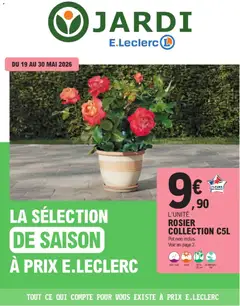 Prévisualisation de Brico E.Leclerc - Trafic Jardi Printemps du magasin Brico E.Leclerc formulaire valide 19/05/2026