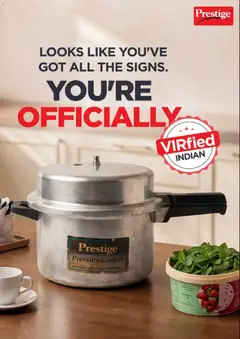 Preview of leaflet Prestige Catalogue from store Prestige is valid from 10/07/2026