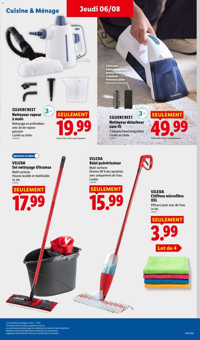Nouveau catalogue Lidl à partir du 06/08