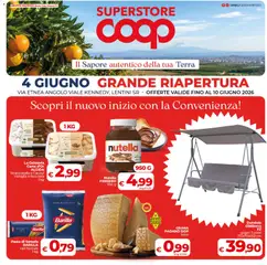 Anteprima dell'opuscolo COOP volantino Superstore Lentini dal negozio COOP valido da 04/06/2026