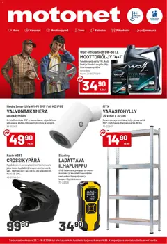 Kaupan Motonet Motonet tarjoukset esikatselu, voimassa 22/07/2026