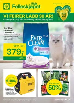 Forhåndsvis Felleskjøpet kundeavis fra butikk Felleskjøpet gyldig fra 22/06/2026