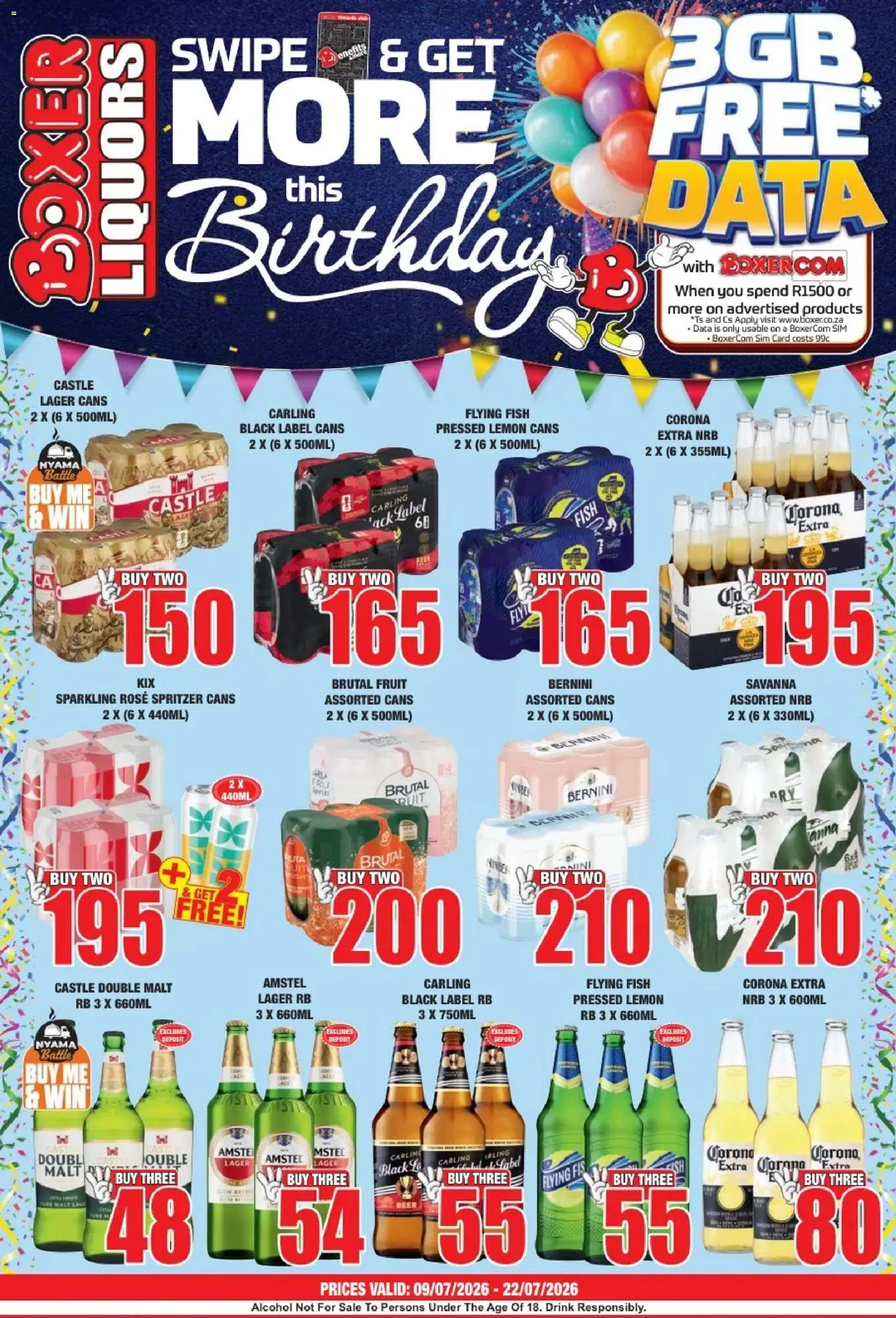 Preview of Boxer flyer valid from 09/07/2026