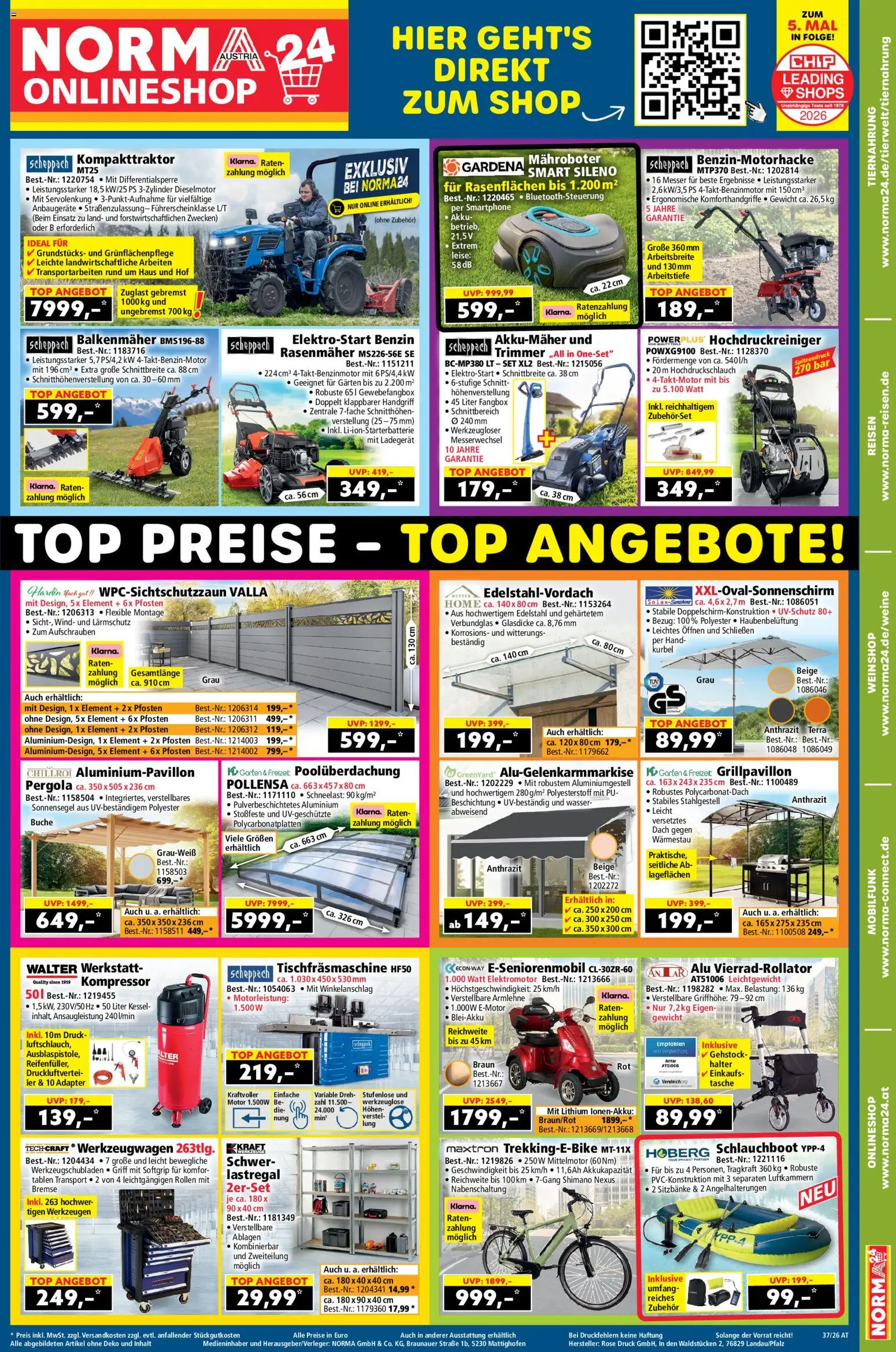 Vorschau der Angebote: Norma Norma Online shop gültig ab 07.09.2026