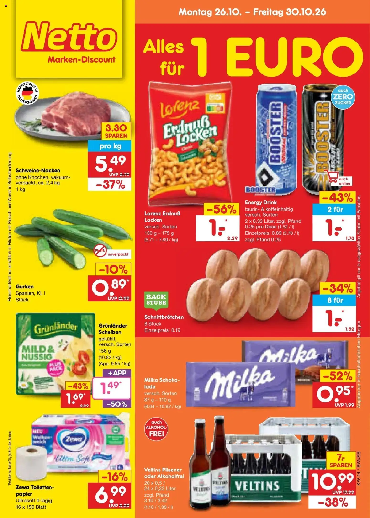 Vorschau von dem Prospekt des Geschäftes Netto Marken-Discount, gültig ab dem 26.10.2026
