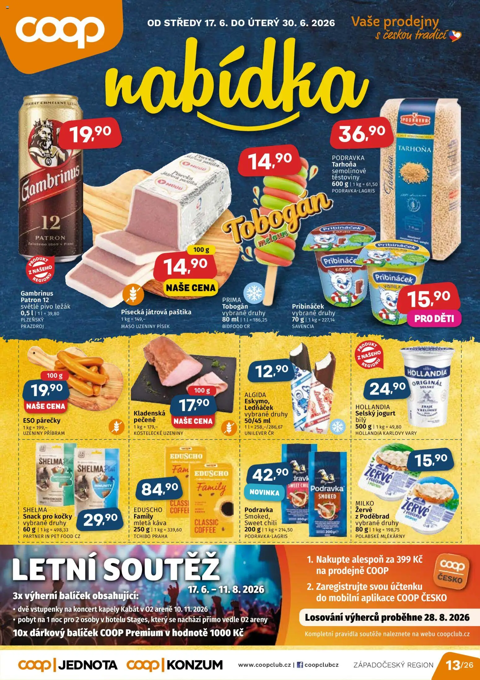 Náhled nabídky: Coop Coop leták - Západočeský region platný od 17.06.2026