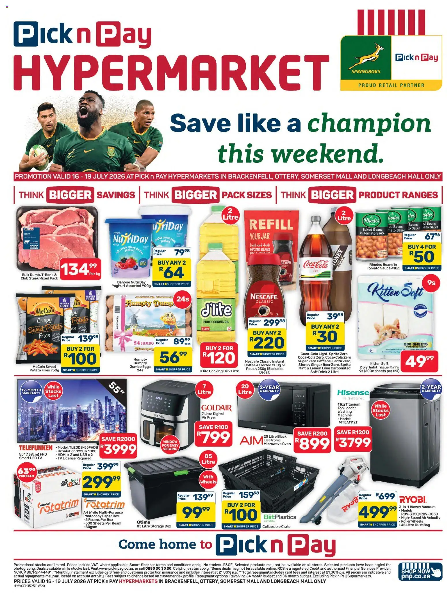Preview of Pick n Pay flyer valid from 16/07/2026