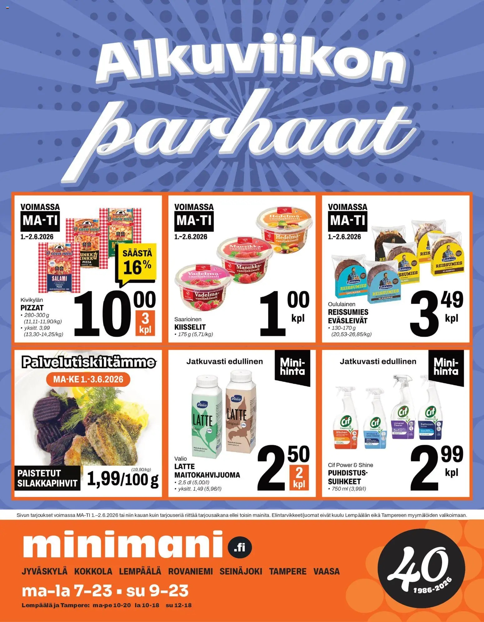 Kaupan Minimani Minimani tarjoukset esikatselu, voimassa 01/06/2026