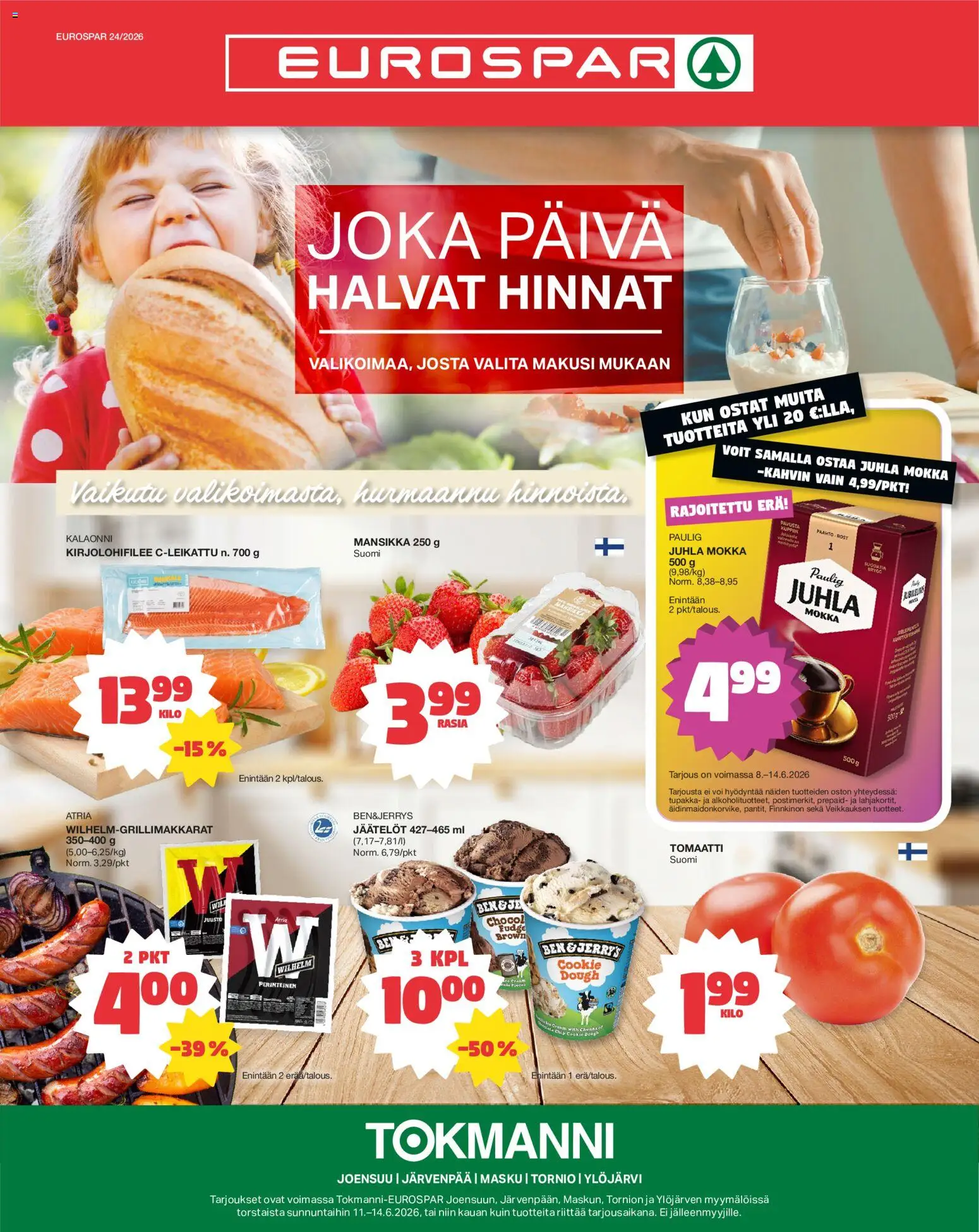 Kaupan Tokmanni Tokmanni - EUROSPAR esikatselu, voimassa 11/06/2026
