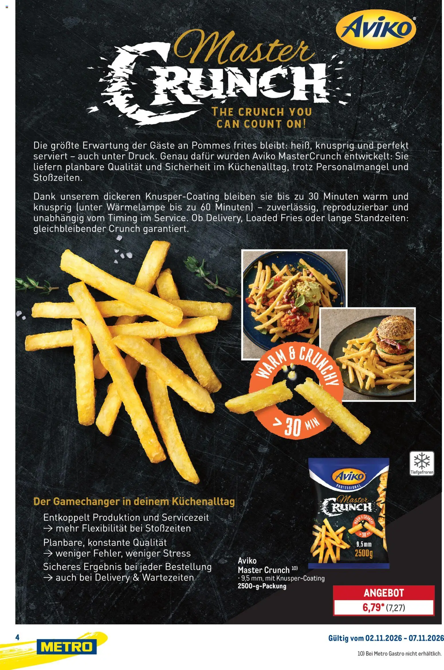 Vorschau von dem Prospekt des Geschäftes Metro, gültig ab dem 02.11.2026 - Pommes, Pommes frites