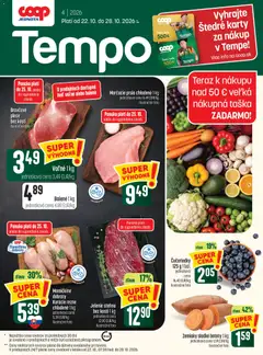 Náhľad COOP Jednota letáku platného od 22.10.2026