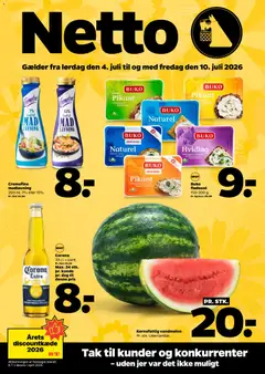 Eksempel på tilbudsavis Netto - Tilbudsavis uge 28 fra butik Netto gyldig fra 04/07/2026