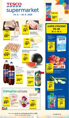 Náhled nabídky: Tesco Tesco leták - Supermarket platný od 24.06.2026